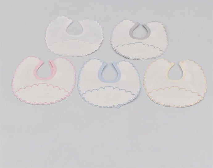 Scalloped Bib - 5 Colours